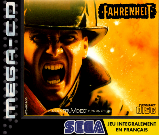 Fahrenheit (Japan) Sega CD Game Cover